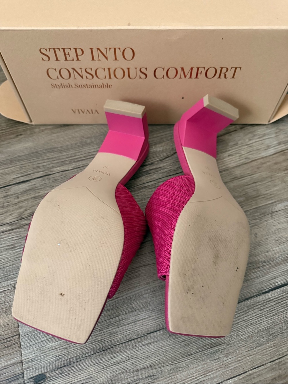 Vivaia Jade Pitaya- PINK SHOES
SIZE EU 37 = US size 6.5-7
EUC! - Picture 5 of 5